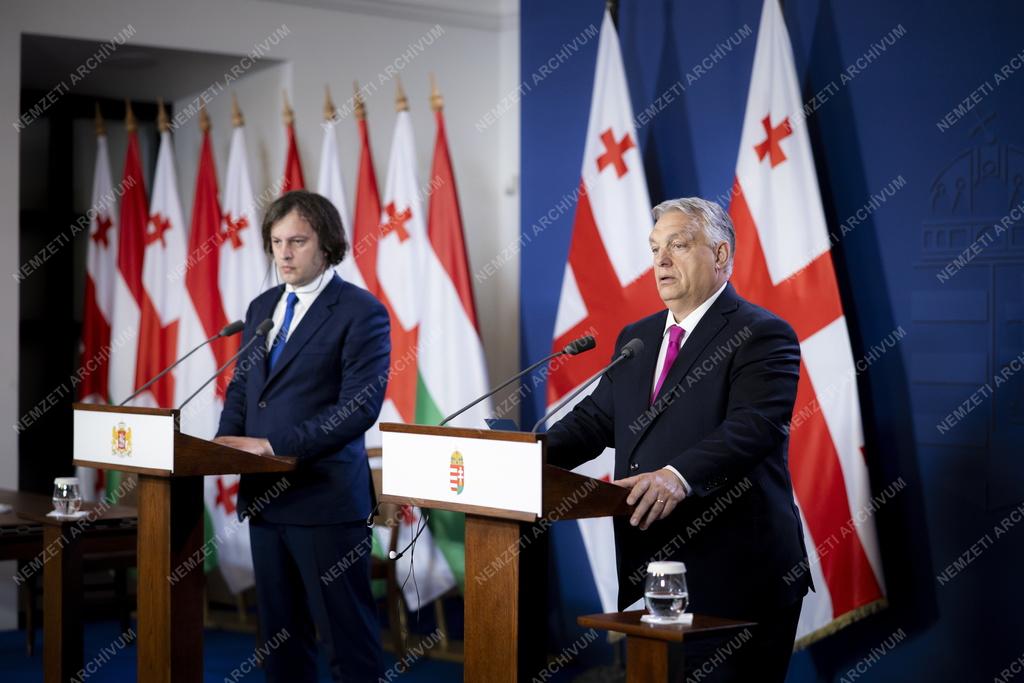 A második magyar-georgiai kormányzati csúcstalálkozó Budapesten