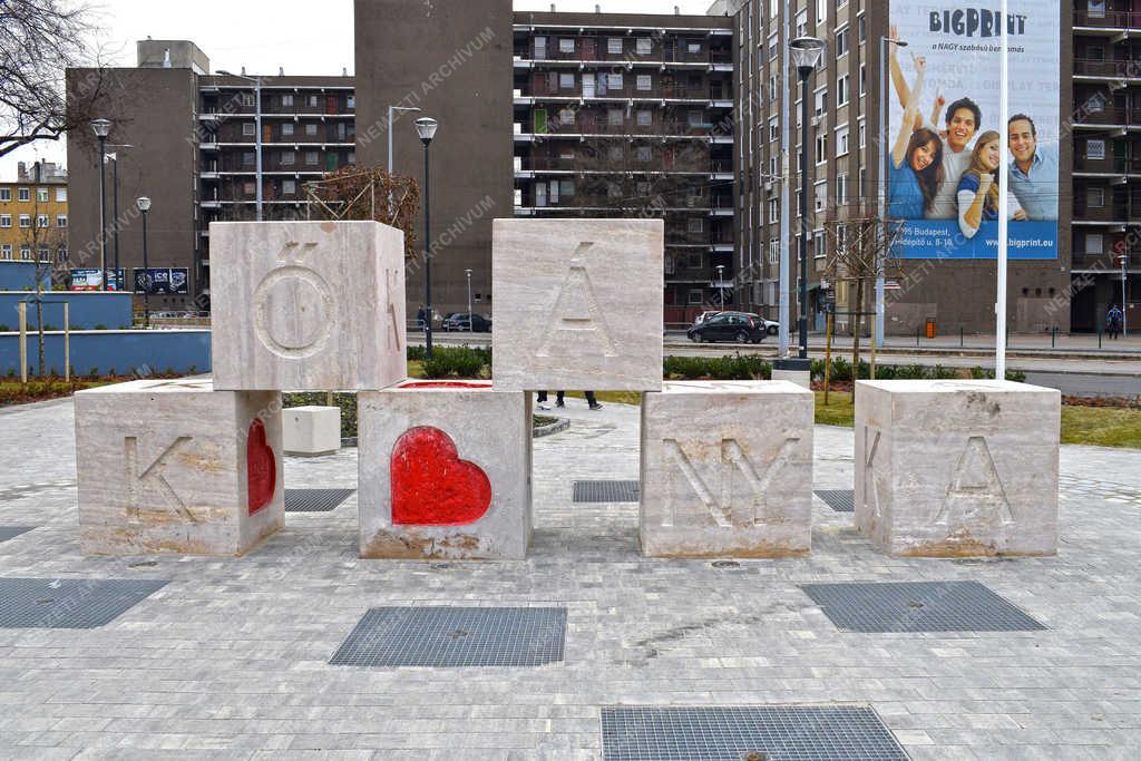 Városkép - Budapest - Park a kőbányai Liget téren 
