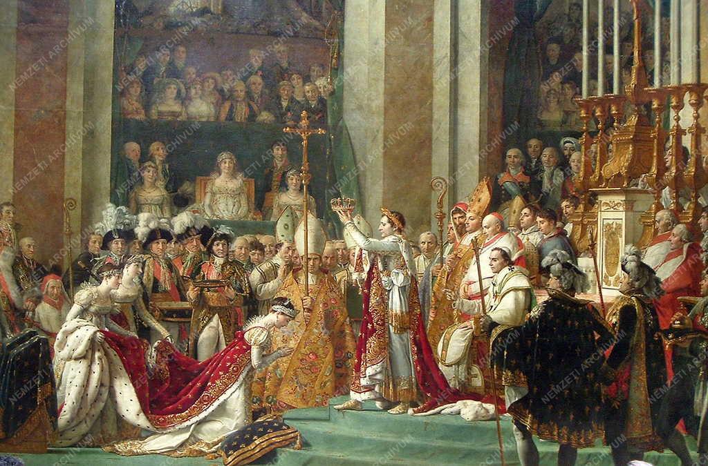 Párizs - Louvre - Napóleon koronázása
