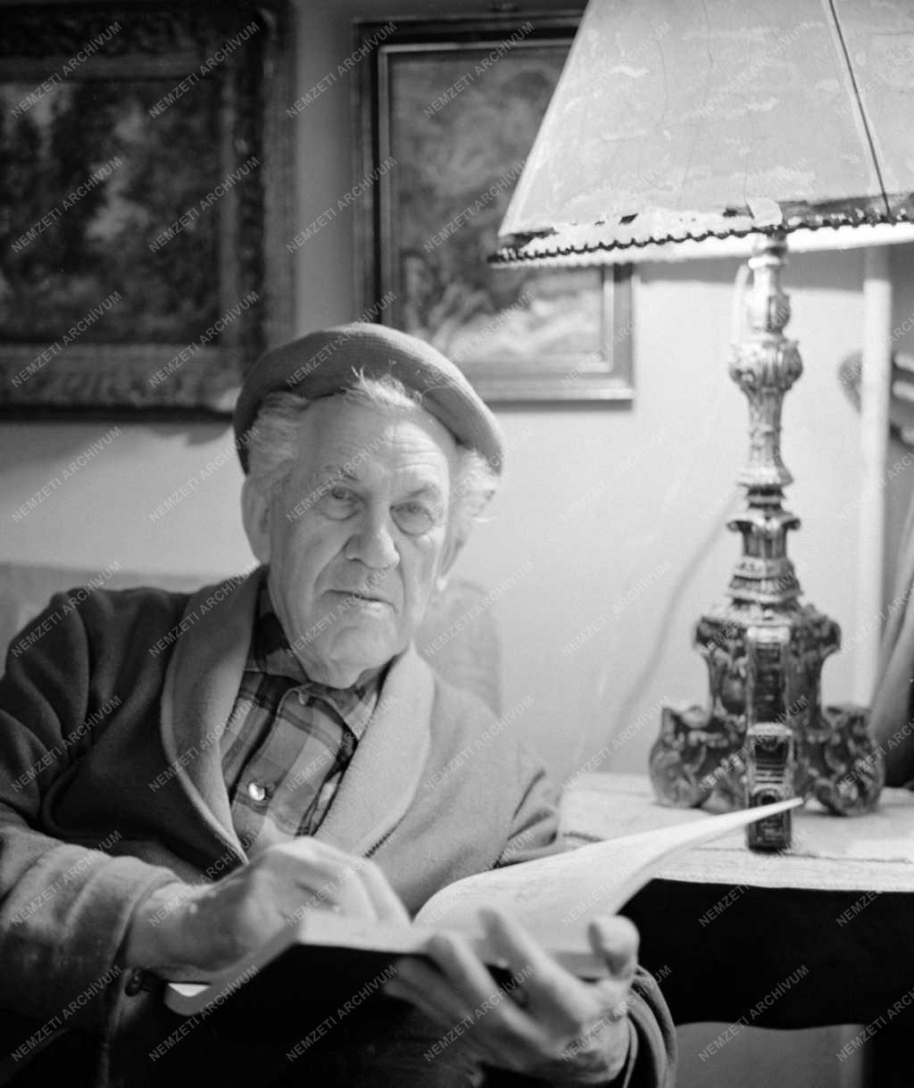 Festészet - Művész portré - Herman Lipót festőművész