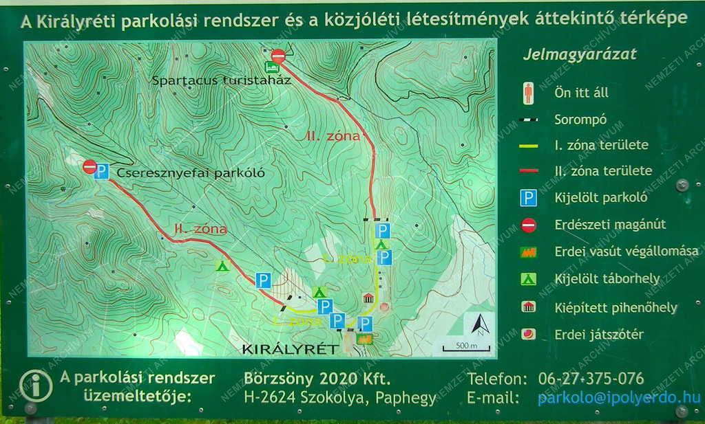 Turizmus - Szokolya - Királyrét - Hirdetőtábla