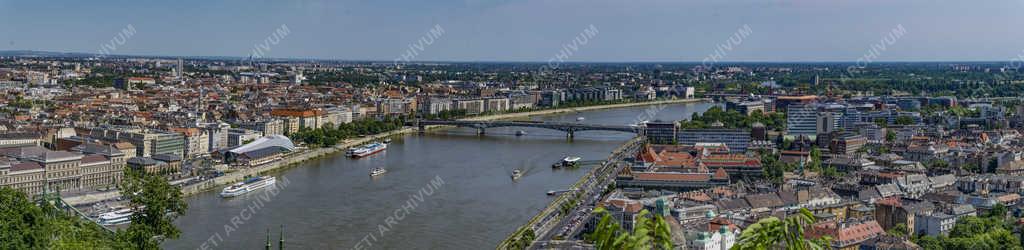 Városkép - Budapest - Panoráma a Gellért hegyről