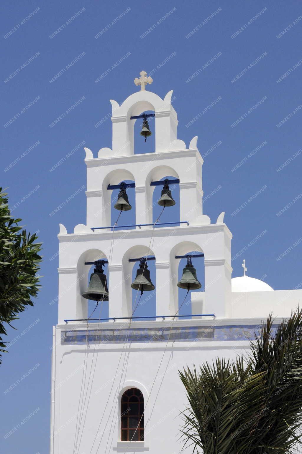 Városkép - Oia - Harangtorony