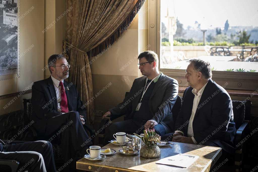 Orbán Viktor Jeruzsálemben