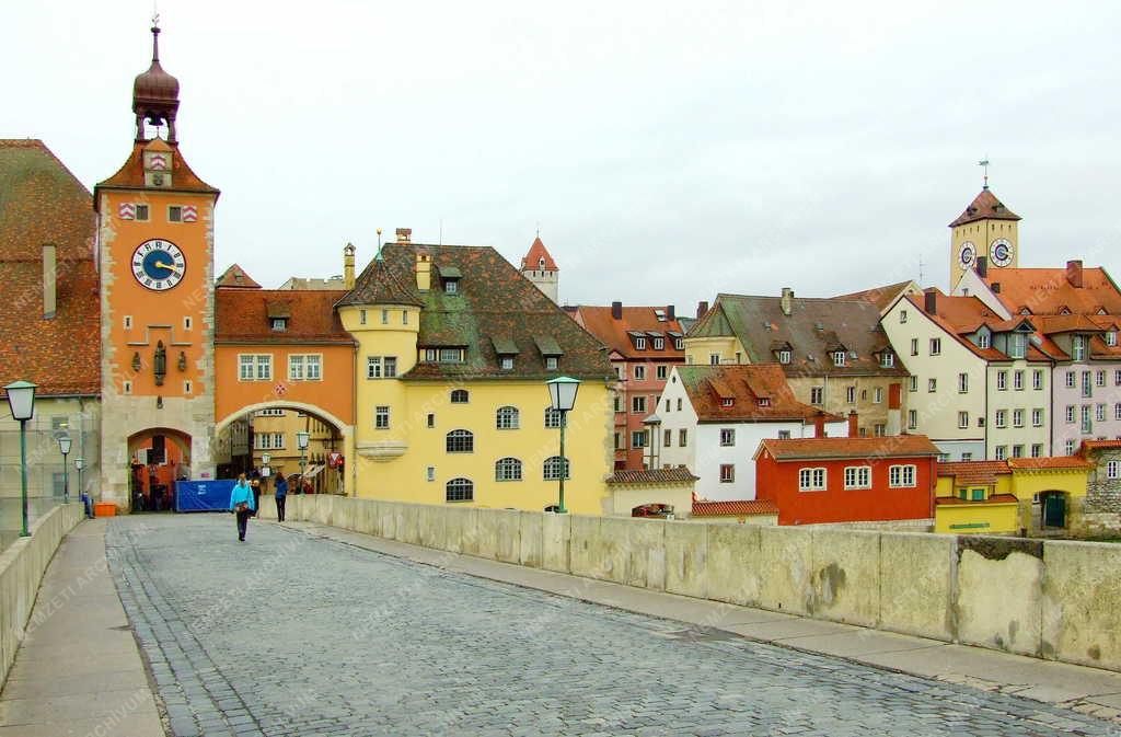 Németország - Regensburg - Óvárosi épületek