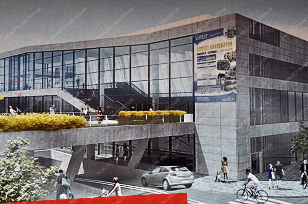 Építőipar - Budapest - Új piac épül Újpesten