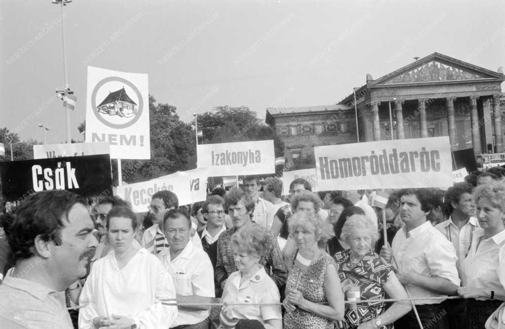 Belpolitika - Demonstráció a romániai falurombolás ellen