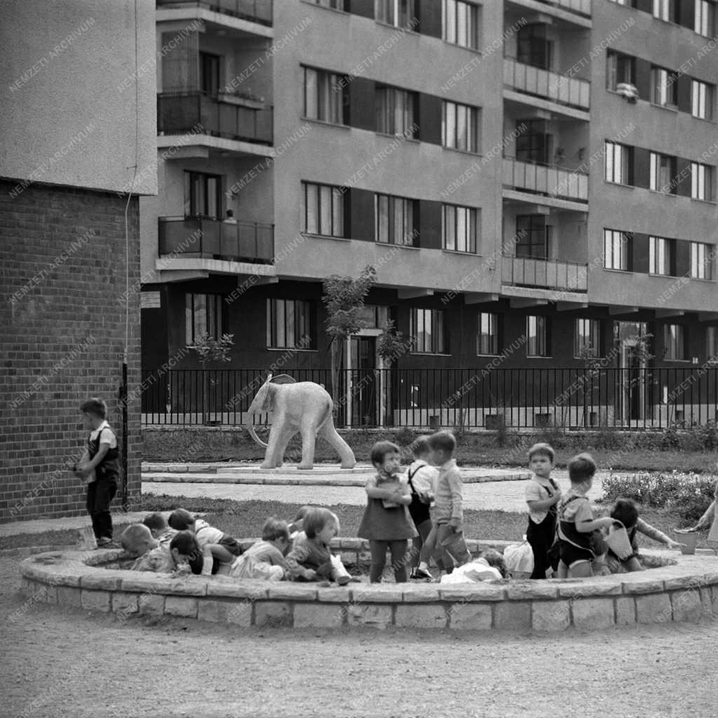 Városkép - Budapest - Lágymányosi lakótelep