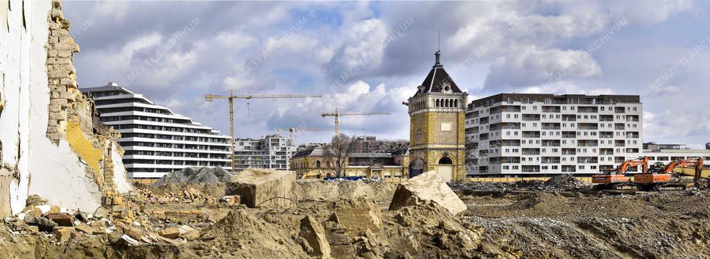 Városkép - Budapest - A régi Közvágóhíd területe