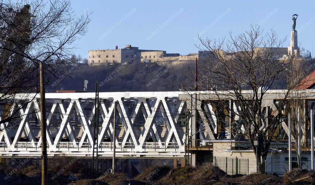 Városkép - Közlekedés - Budapest - Déli összekötő vasúti híd