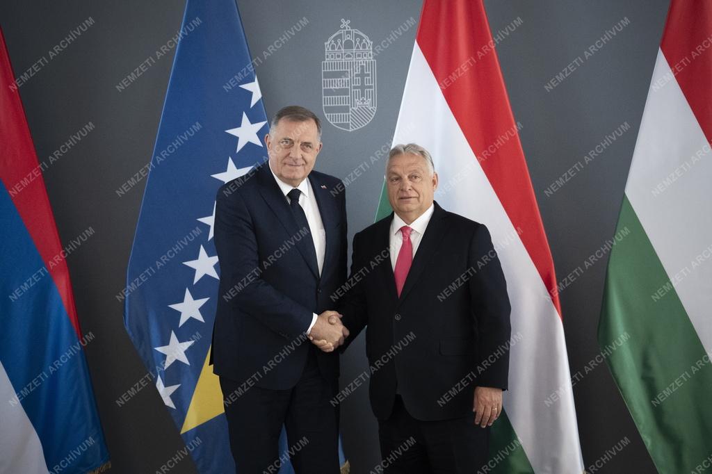 Orbán Viktor fogadta Milorad Dodik boszniai szerb elnököt
