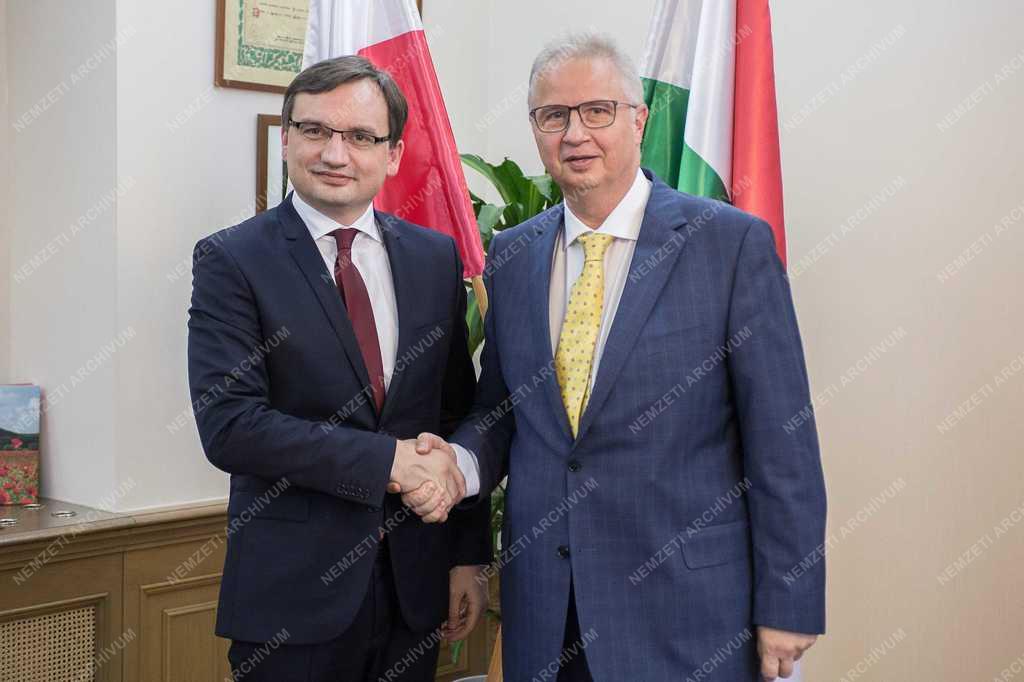Trócsányi László megbeszélése a lengyel igazságügyi miniszterrel