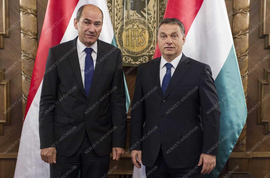 Orbán Viktor fogadta Janez Jansa volt szlovén miniszterelnököt