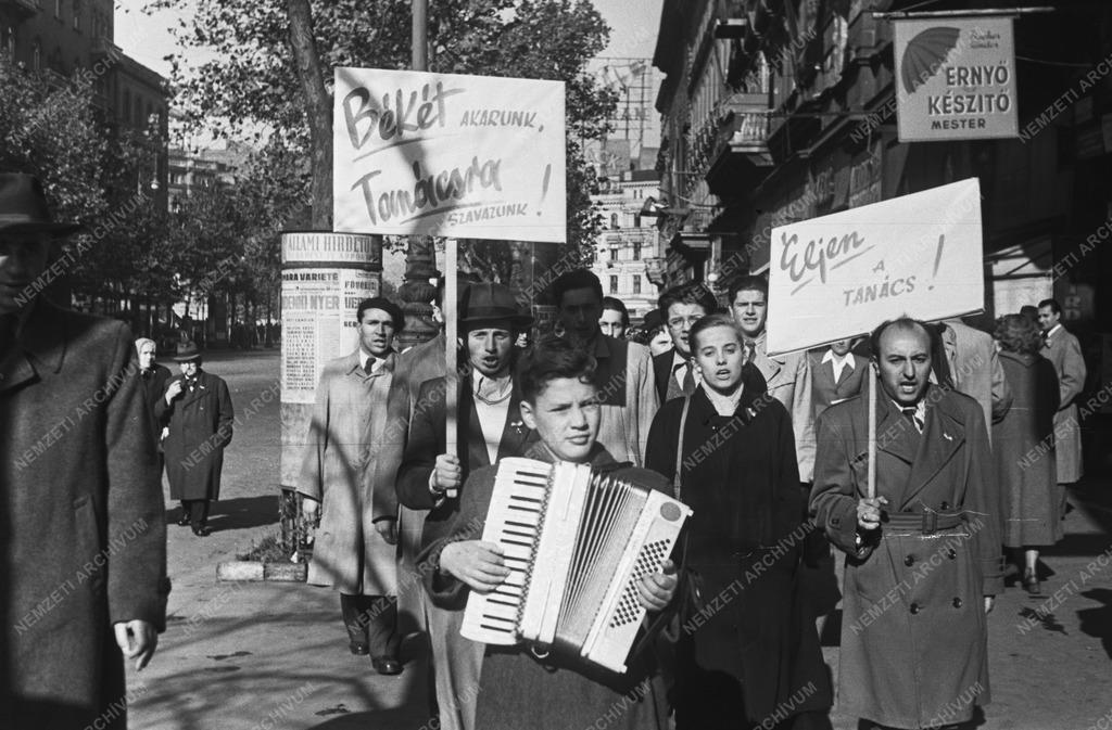 Belpolitika - Tanácsválasztás 1950-ben 