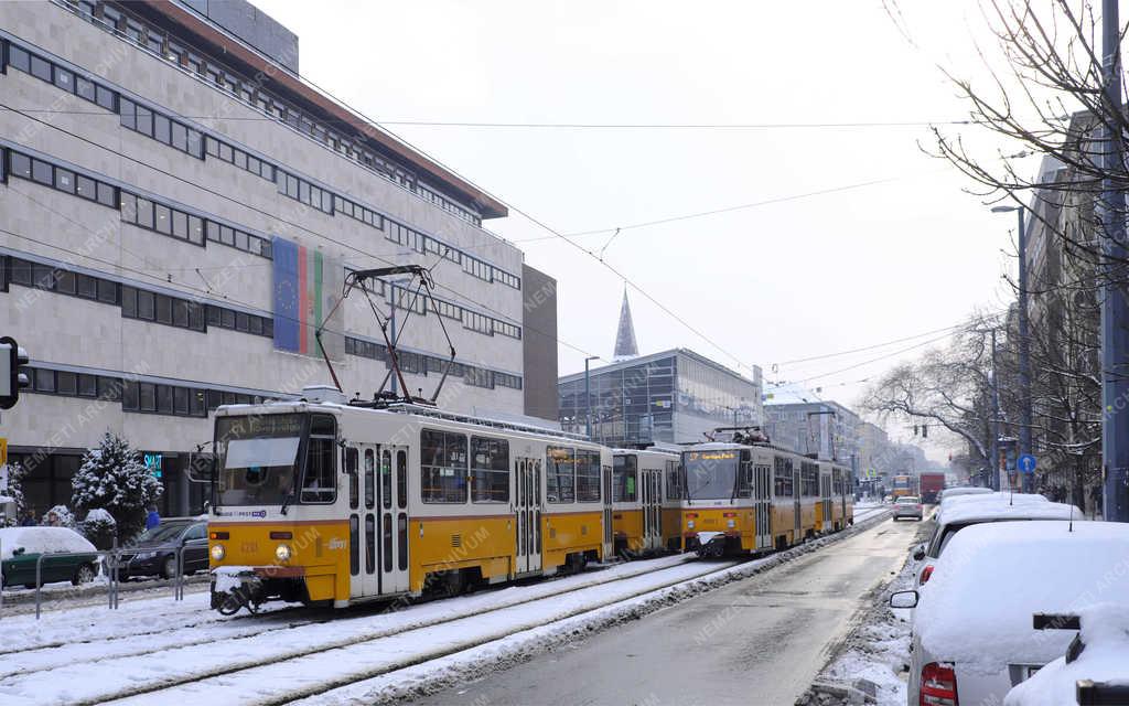 Városkép - Budapest - Havazás után