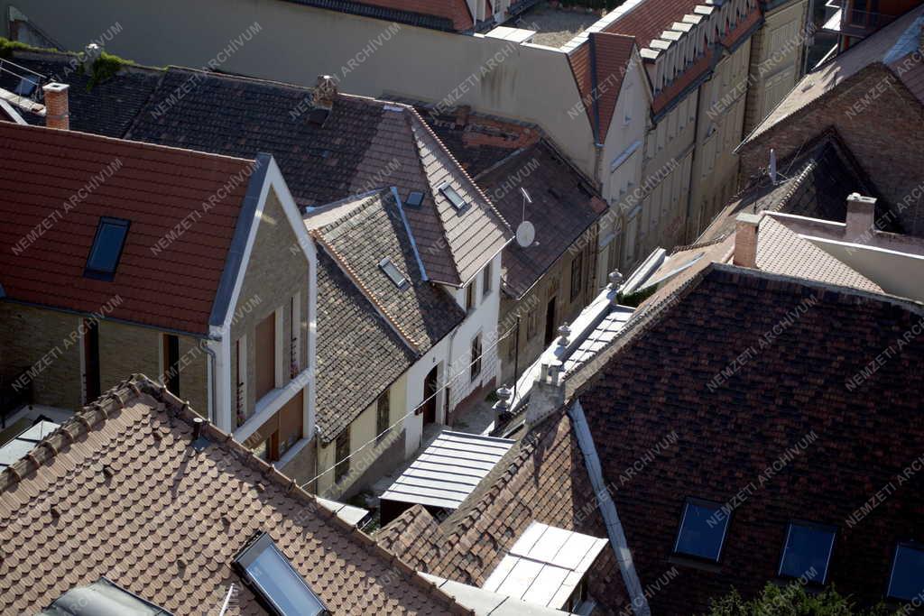 Budapest - Épületfotó - Háztetők