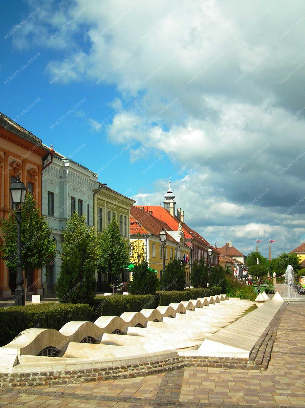 Táj, város - Vác - Városkép