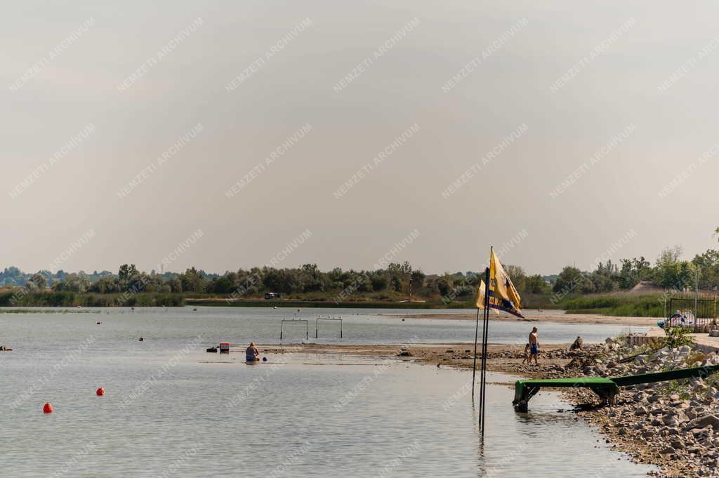 Időjárás - Hőség - Velencei-tó