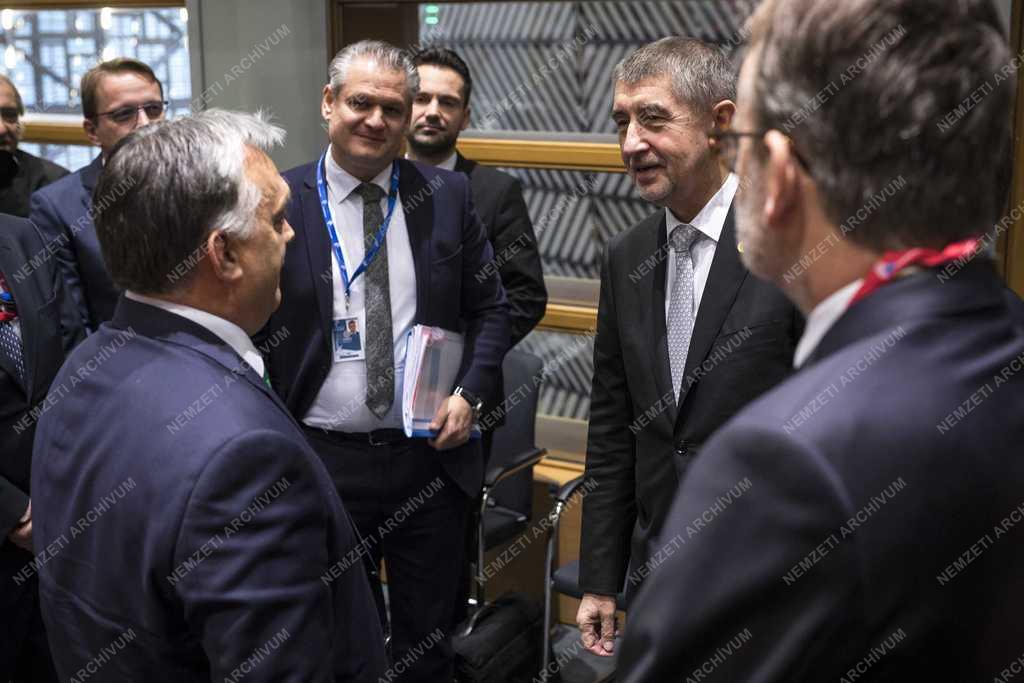 Orbán Viktor Brüsszelben