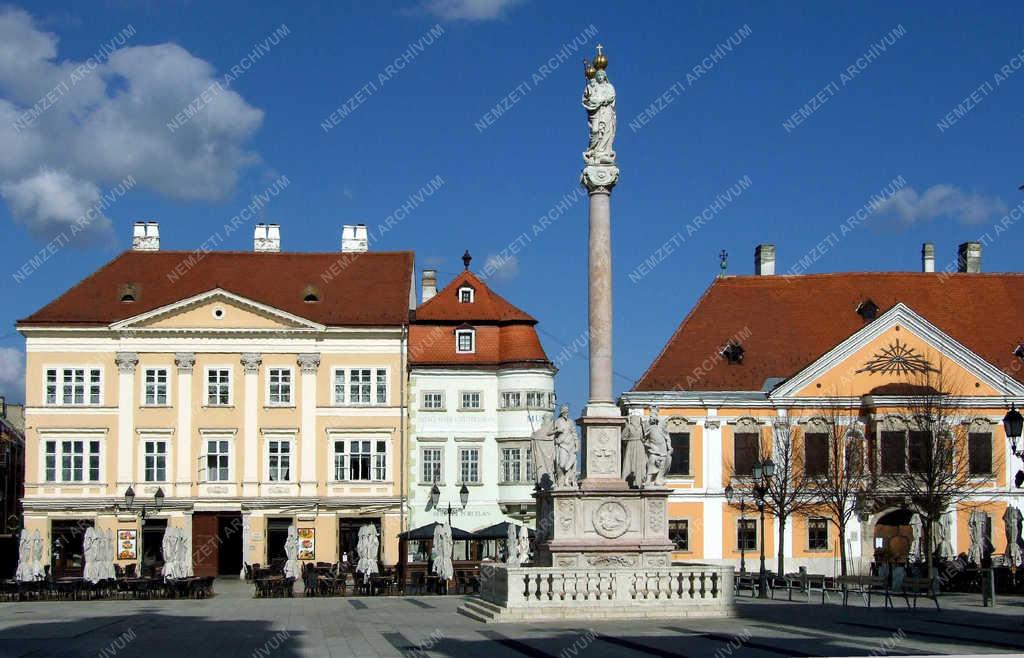 Városkép - Győr - A Széchenyi tér 