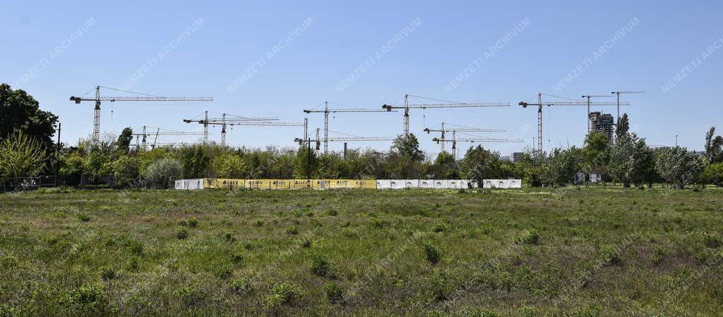 Településfejlesztés - Budapest - A leendő Diákváros és a Fudan Egyetem területe