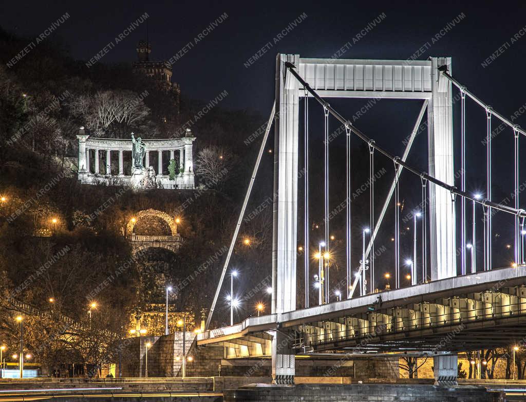 Esti városkép - Budapest - Erzsébet híd