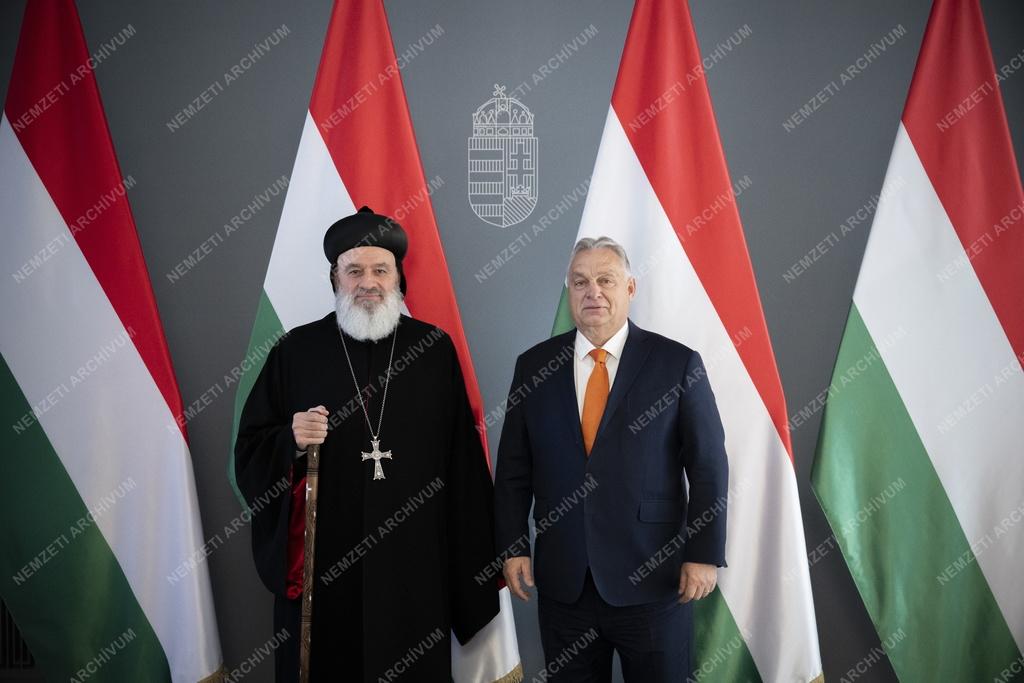 Orbán Viktor a szír ortodox egyház vezetőjével tárgyalt 