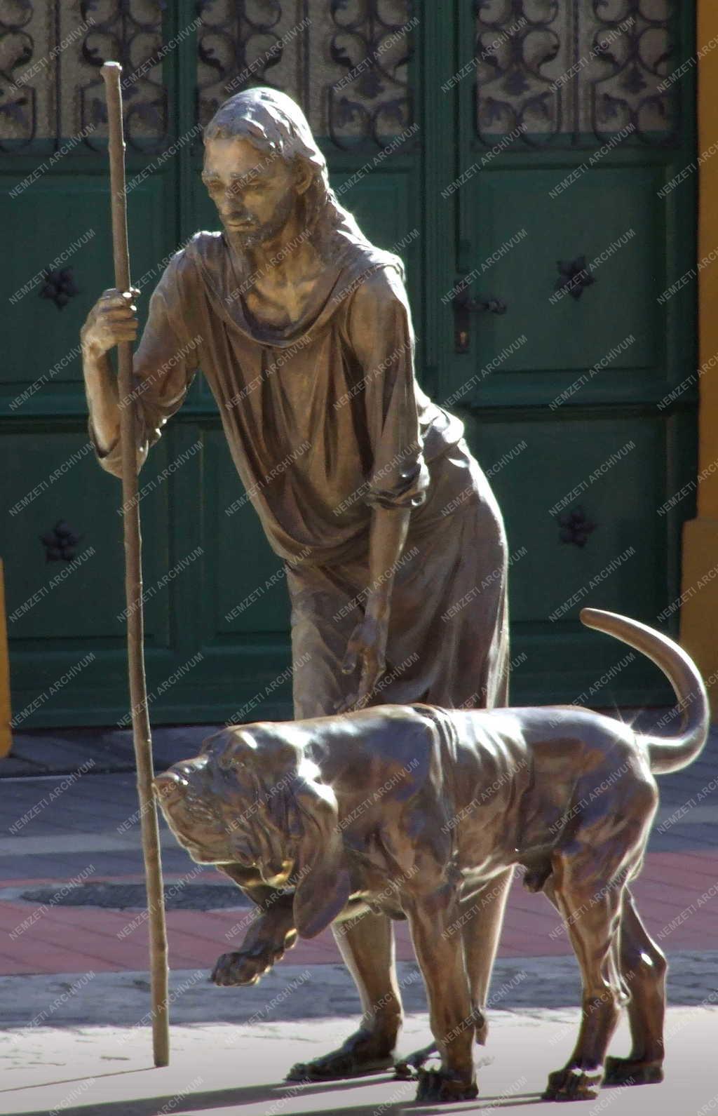 Köztéri szobor - Szent Rókus szobra Szigetváron