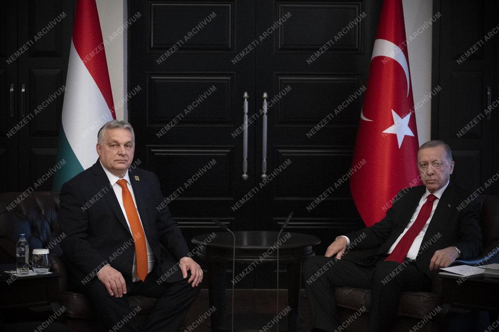 Orbán Viktor a török államfővel tárgyalt