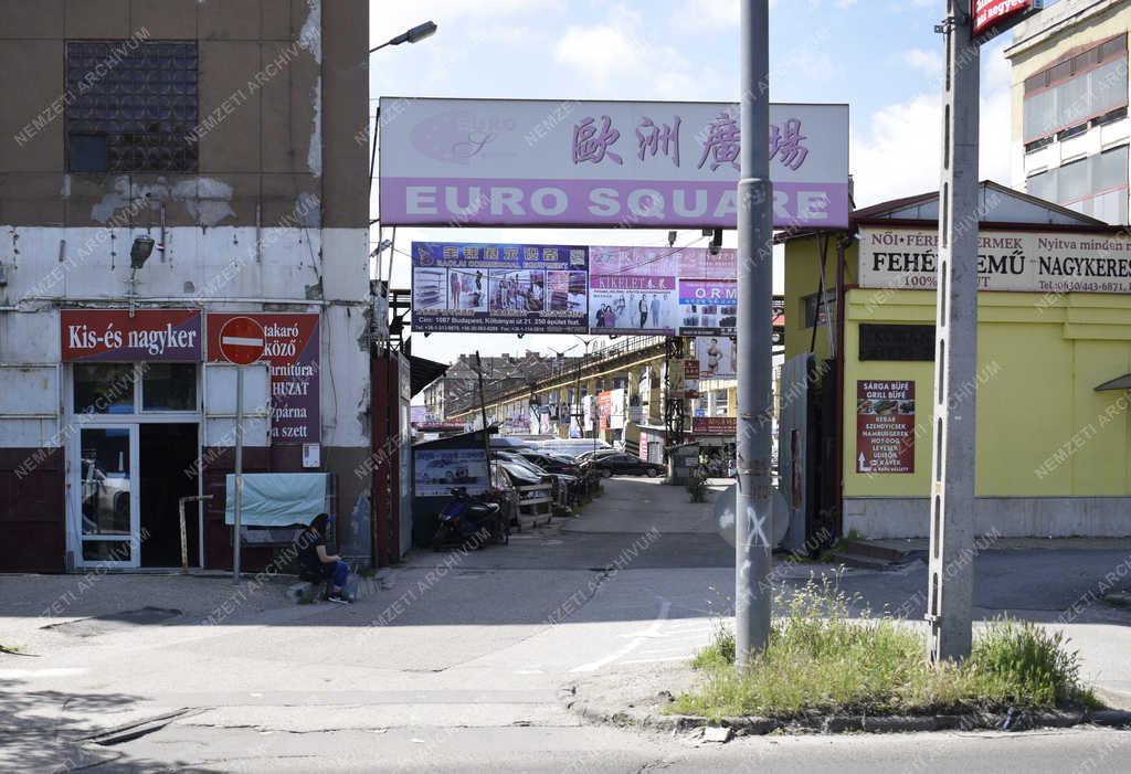 Városkép - Budapest - Kínai piac