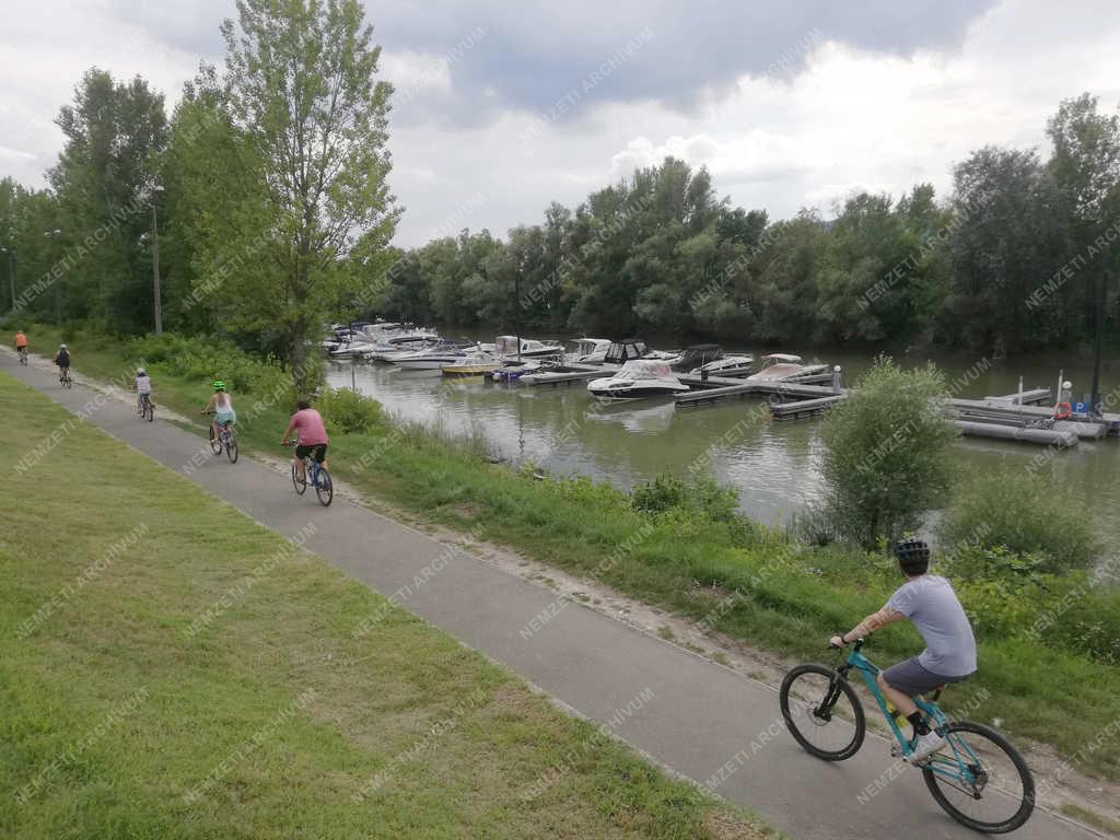 Vízi közlekedés  - Sződliget - A Wiking Yacht Club kikötője