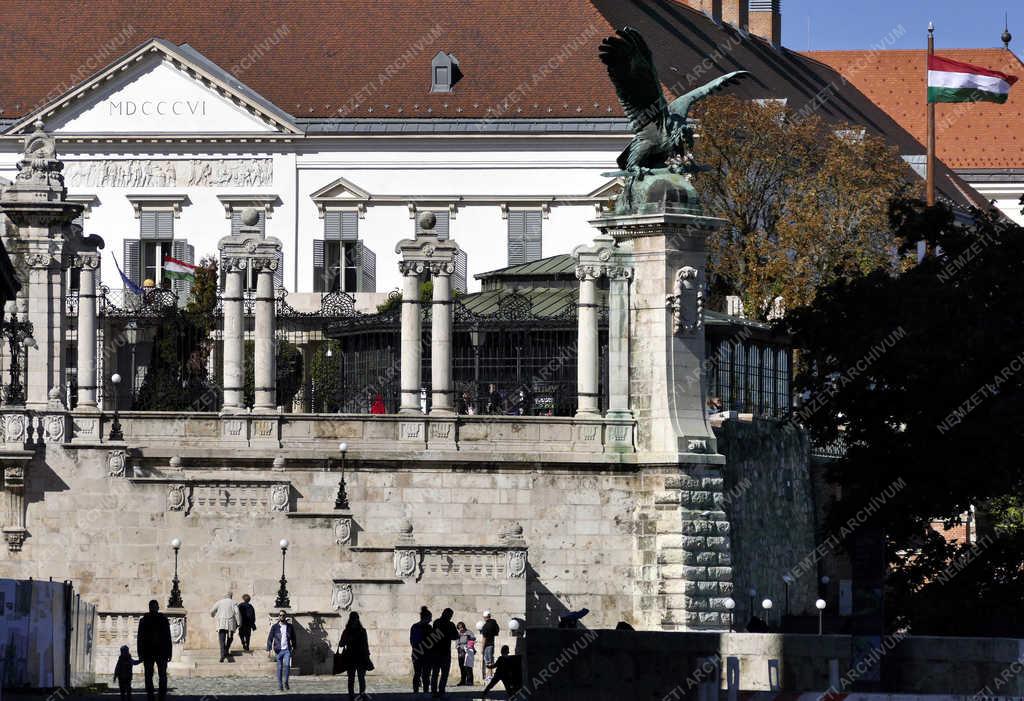 Városkép - Budapest - A Budavári Palota díszkerítése