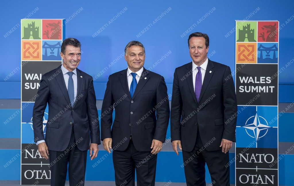 NATO-csúcs - Orbán Viktor miniszterelnök a csúcstalálkozón