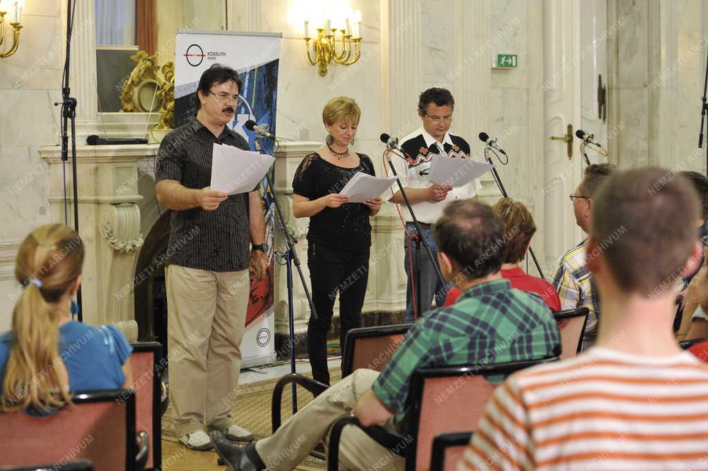 Rádió - Rádiókabaré felvétele