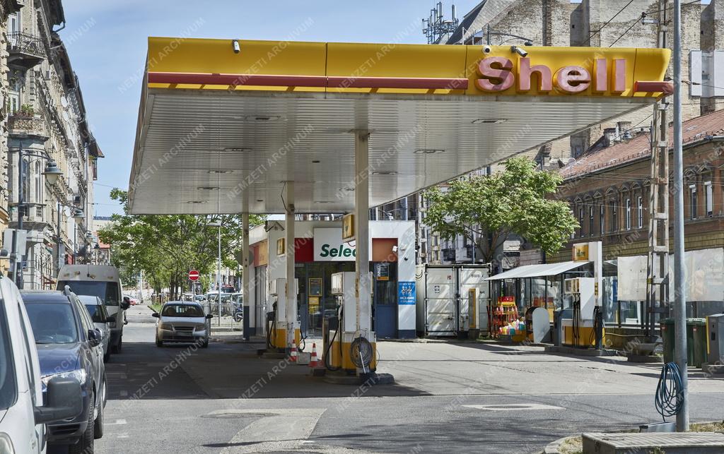Városkép - Budapest - Shell benzinkút