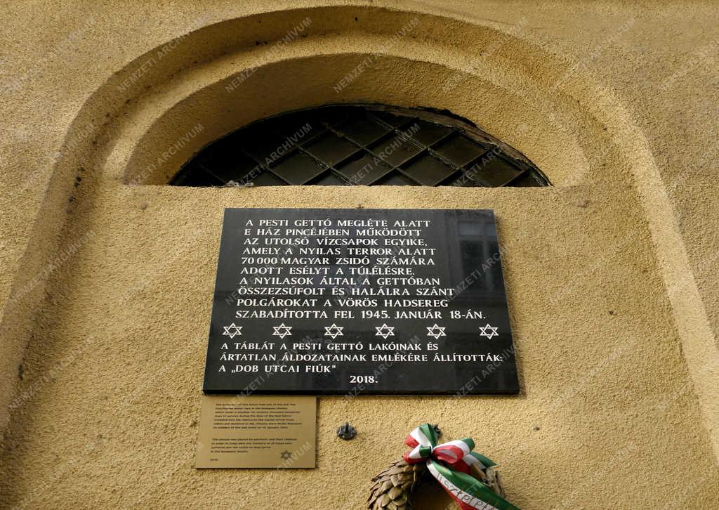Történelem - Budapest - Az egykori gettó emléke