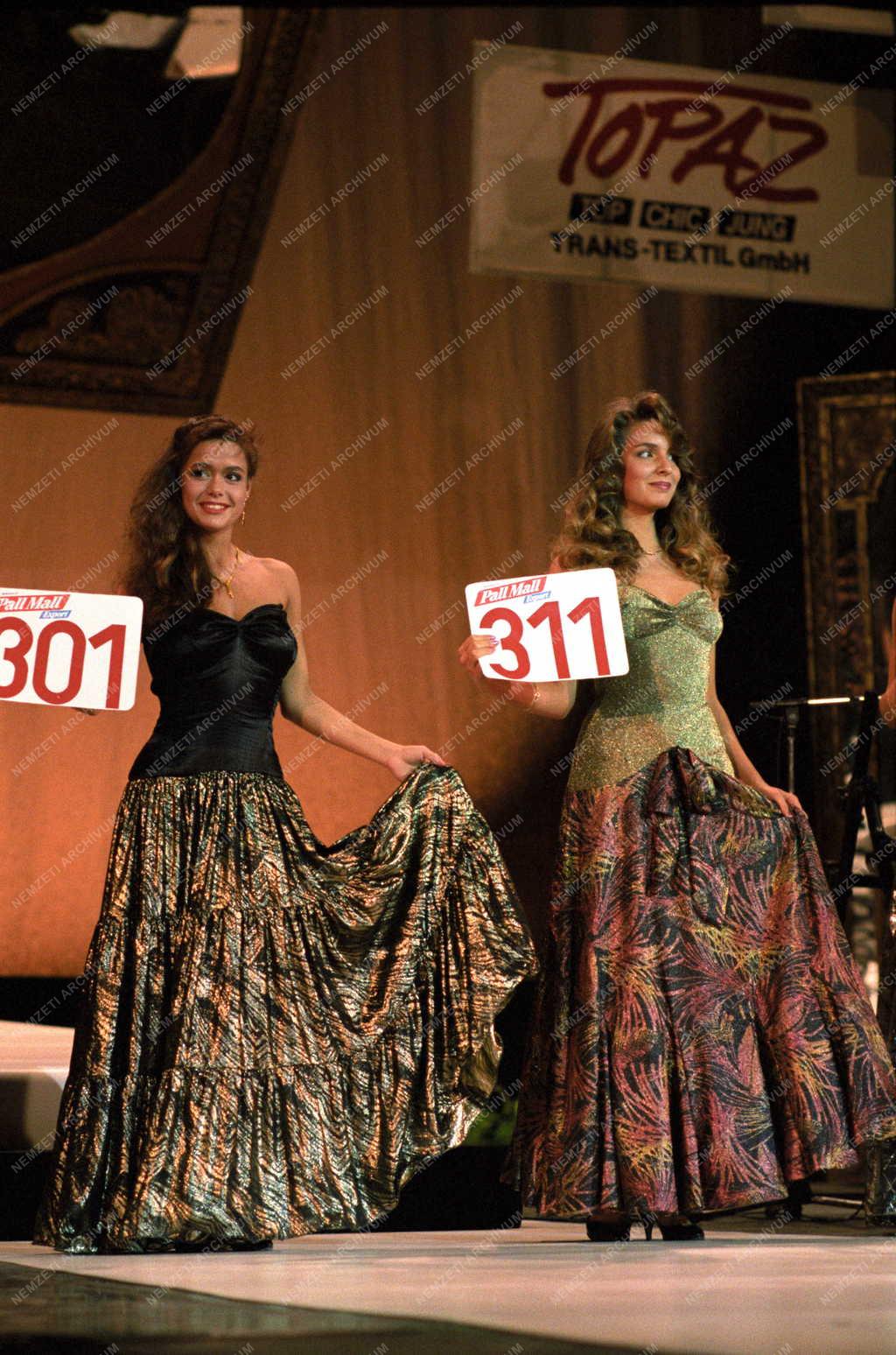 Szépségverseny - Miss Hungary 1989