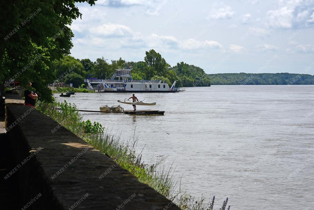 Tájkép - Vác - Árvíz