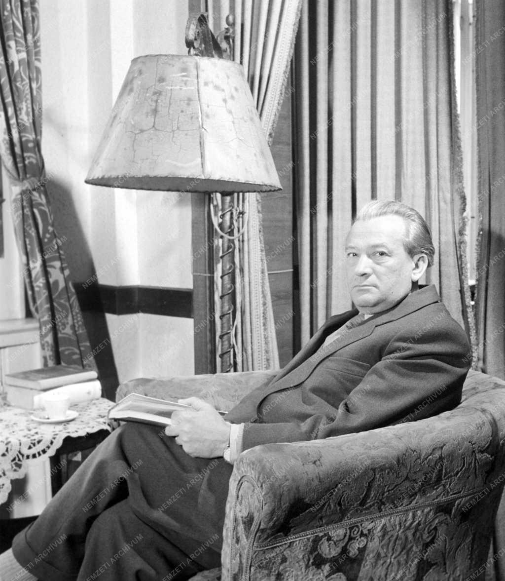 Kultúra - Darvas József író, politikus otthonában