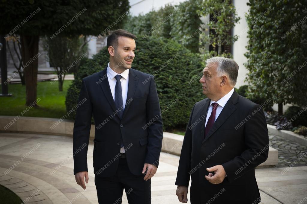 Orbán Viktor fogadja a montenegrói miniszterelnököt