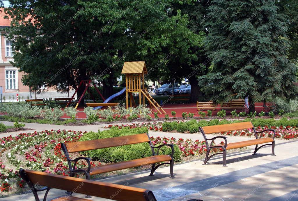 Városkép - Kapuvár - Virágos közpark