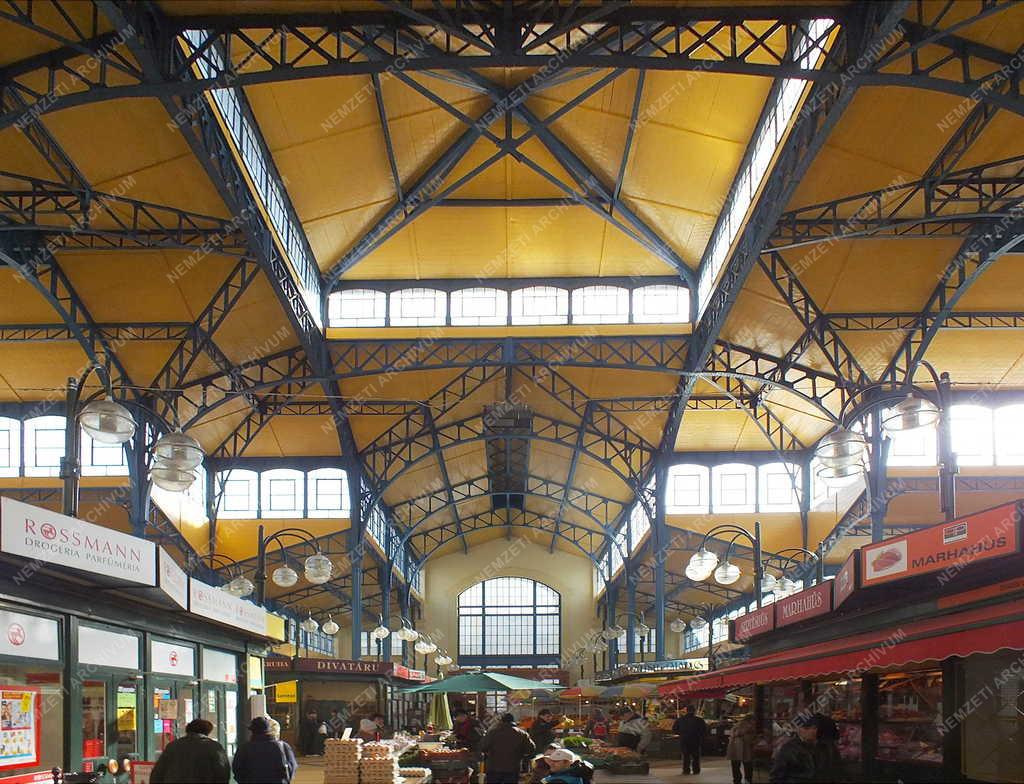 Kereskedelem - Budapest - Rákóczi téri Vásárcsarnok