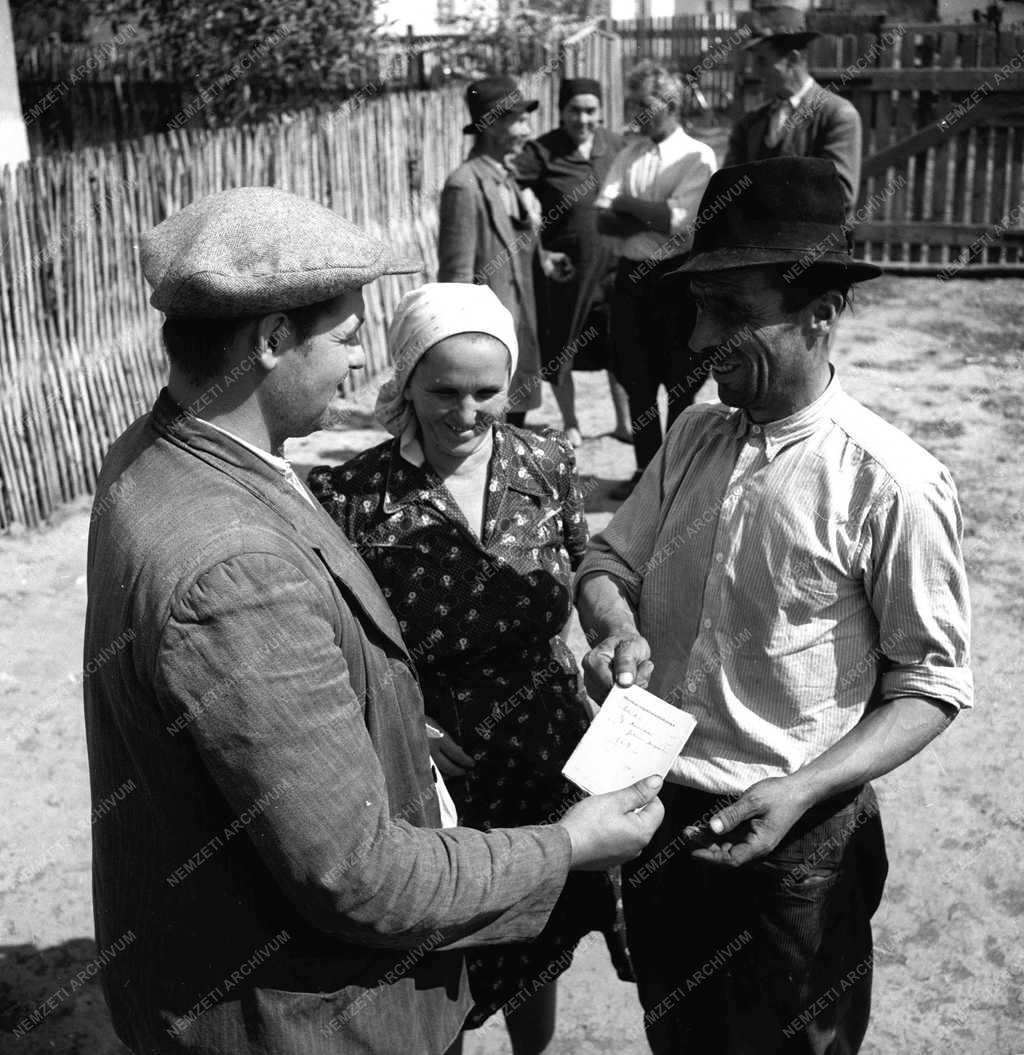 Gazdaságpolitika - Téesz-szervezés - Büdszentmihály 