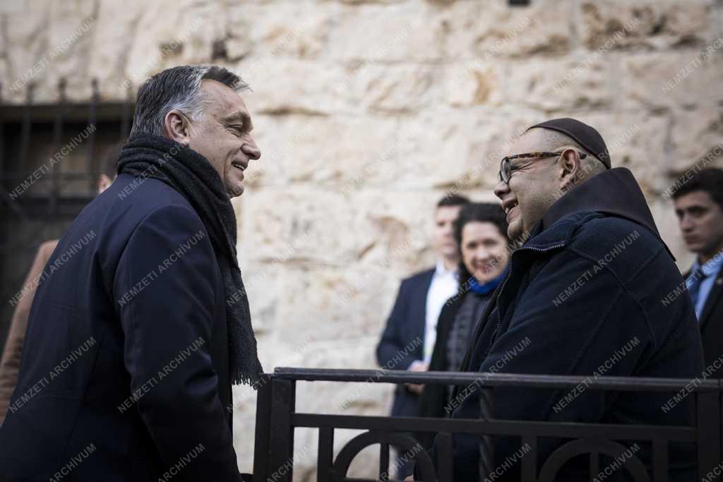 Orbán Viktor Jeruzsálemben
