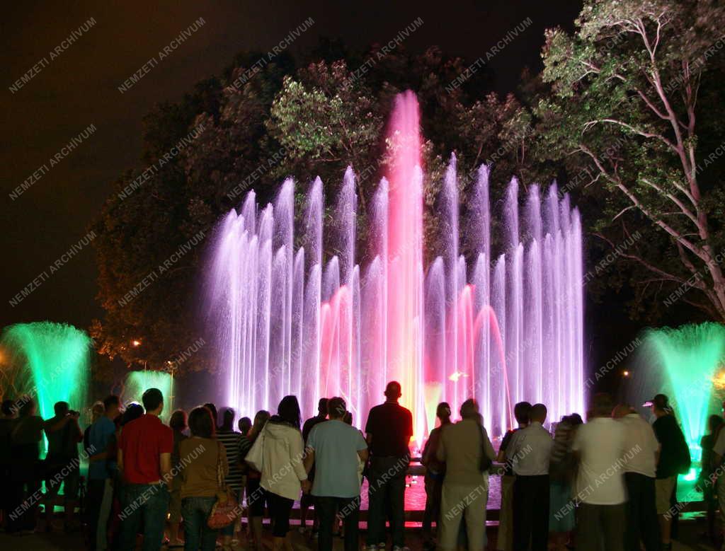 Turista-látványosság - Budapest - A margitszigeti szökőkút