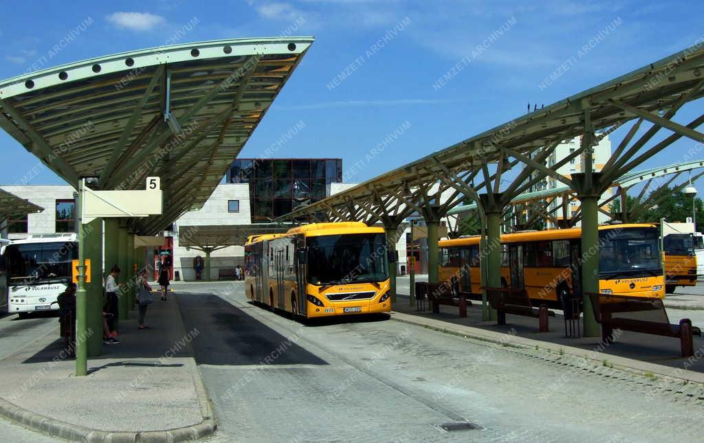 Közlekedés - Budapest - A kelenföldi autóbusz pályaudvar