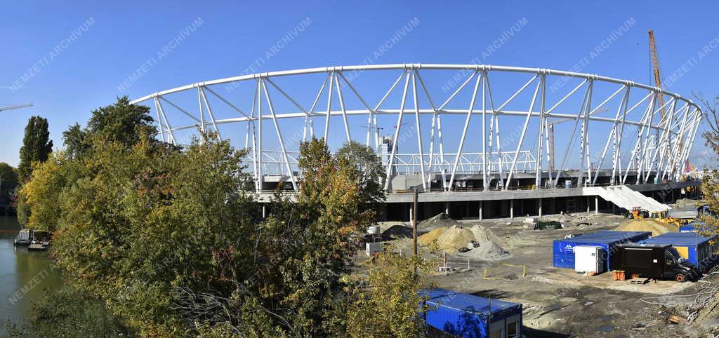 Településfejlesztés - Épül a budapesti Nemzeti Atlétikai Stadion