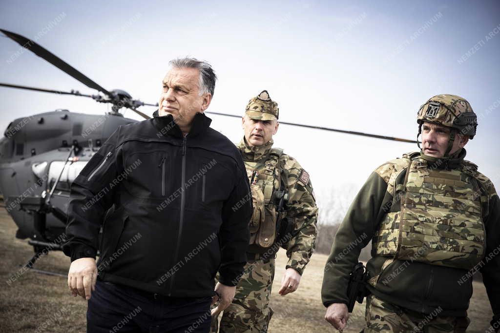 Orosz hadművelet - Határszemlét tartott Orbán Viktor