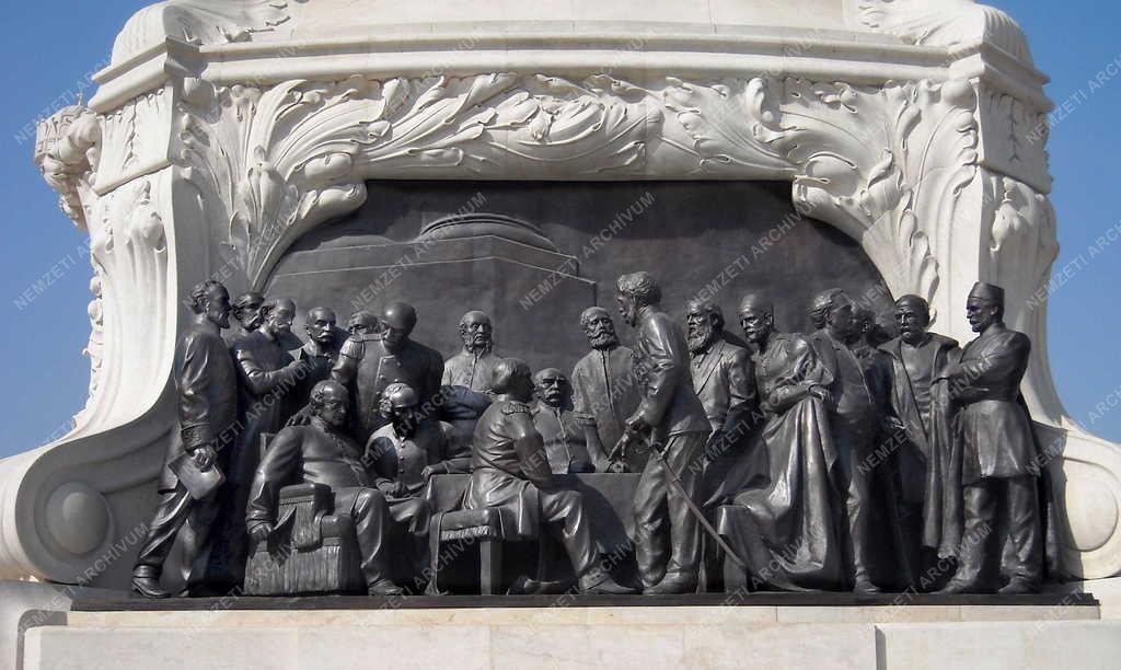 Köztéri dombormű - Budapest - Andrássy Gyula gróf