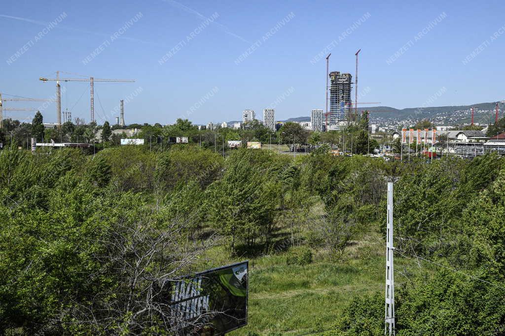 Településfejlesztés - Budapest - A leendő Diákváros és a Fudan Egyetem területe